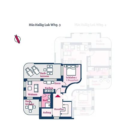 Hues Hallig Luk 3 Apartmán *